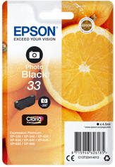 Epson Singlepack Photo Black 33 Claria Premium Ink