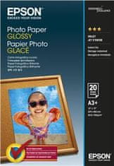 Epson Photo Paper Glossy A3+ 20 hárkov C13S042535