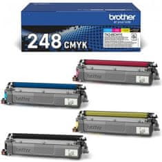 BROTHER - TN248VAL, toner sada CMYK (4x1000 strán)