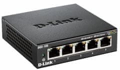 D-Link DGS-105/E 5-port 10/100/1000 Gigabit Metal Housing Desktop Switch