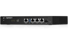 Ubiquiti EdgeRouter 4 - 3x Gbit RJ45 port, 1x SFP port, 4-Core 1GHz CPU, 1GB DDR3 RAM