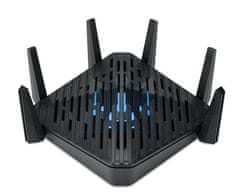 Acer Predator connect W6, router WiFi 6E, 802.11 a/b/g/n/ac/ax, až 7800 Mb/s, tri-band (2.4/5/6GHz), 1xWAN 2.5Gb/s, 4xLAN 1Gb/s, WPS