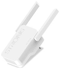 STRONG univerzálny opakovač AX3000/ Wi-Fi 6 štandard 802.11ax/ 3000 Mbit/s/ 1x WAN/LAN biely
