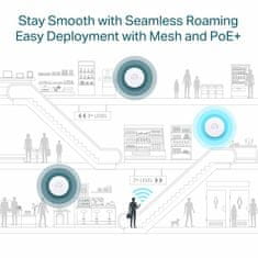 TP-Link EAP653 UR - AX3000 WIFI 6 prístupový bod Omada 1X GLAN POE+ montáž na strop/múr (adaptér nie je súčasťou balenia)