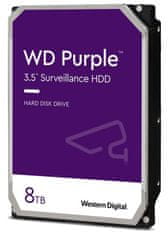 WD PURPLE 8TB / 85PURZ / SATA 6Gb/s / Interné 3,5" / 5640 rpm / 256MB