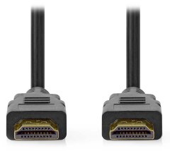 Nedis Ultra High Speed HDMI 2.1 kábel / 8K @ 60Hz / pozlátené konektory HDMI-HDMI / čierny / bulk / 5m