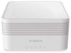 STRONG sada 2 ATRIA Wi-Fi Mesh Home Kit AX3000/ Wi-Fi 802.11a/b/g/n/ac/ax/ 2402 Mbit/s/ 2,4GHz a 5GHz/ 3x LAN/ biely