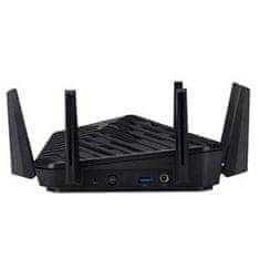 Acer Predator connect W6, router WiFi 6E, 802.11 a/b/g/n/ac/ax, až 7800 Mb/s, tri-band (2.4/5/6GHz), 1xWAN 2.5Gb/s, 4xLAN 1Gb/s, WPS