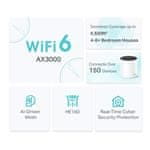 TP-LINK WiFi router Deco X55 (2-pack) WiFi 6, 3x GLAN, 2,4/5GHz AX3000