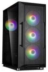 Zalman skriňa I3 Neo / middle tower / ATX / 4x120 RGB / 2xUSB 3.0 / 1xUSB 2.0 / presklená bočnica / čierna