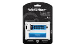 Kingston flash disk 8GB USB-C IronKey Keypad 200C, FIPS 140-3 Lvl 3 (Pending) AES-256