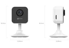 EZVIZ IP kamera H1c 1080P/ vnútorná/ Wi-Fi/ 2Mpix/ objektív 2,8mm/ H.264/ IR prísvit až 10m/ čierno-biela