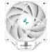 DEEPCOOL chladič AG400 ARGB / 120mm fan ARGB / 4x heatpipes / PWM / pre Intel aj AMD / biely