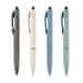 EASY T-GRIP Trojhranné guľôčkové gélové pero, modrá náplň, 0,7 mm, 24 ks v balení, šedé-krémové-modré-zelené