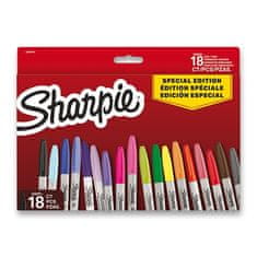 Sharpie Permanentný popisovač SE Red sada 18 farieb