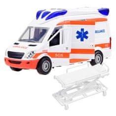 BB-Shop Ambulancia + nosidlá Ambulancia so zvukom ZA3835