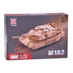 JOKOMISIADA Abrams M1A2 Americký tank Builder bloky 1:72 ZA5024