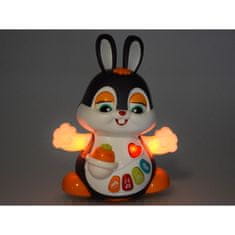 HOLA Interaktívna detská plaziaca sa hračka Tancujúci králik ZA5071