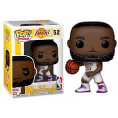 Funko POP figure NBA Lakers Lebron James White Uniform 