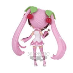 BANPRESTO Hatsune Miku Sakura Miku ver.A Q posket figure 14cm 