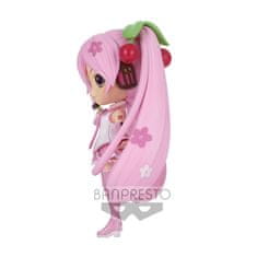 BANPRESTO Hatsune Miku Sakura Miku ver.A Q posket figure 14cm 