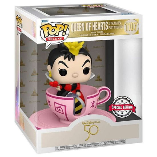 Funko POP figure Walt Disney World 50th Queen of Hearts at mad tea party Exclusive