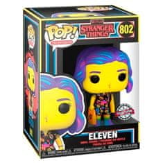 Funko POP figure Stranger Things Eleven in Mall Outfit Black Light Exclusive 