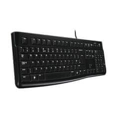 Logitech drôtová klávesnica K120 - EMEA - CZ layout - čierna