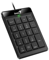 Genius NumPad 110 Klávesnica, numerická, drôtová, slim design, USB, čierna