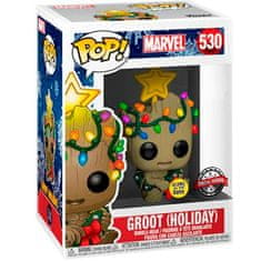 Funko POP figure Marvel POP Marvel Groot Holiday Christmas Exclusive 