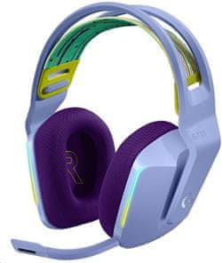 Logitech G733 LIGHTSPEED Wireless RGB Gaming Headset - LILAC - 2.4GHZ - EMEA