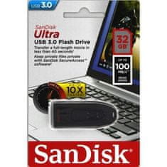 SanDisk Ultra/32GB/USB 3.0/USB-A/Čierna