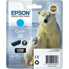 Epson Singlepack Cyan 26 Claria Premium Ink C13T26124012