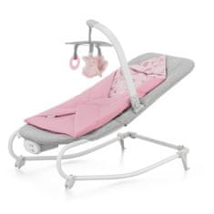 Kinderkraft Húpatko vibrujúce s melódiou Felio 2 Peony Rose 0m+, do 9 kg