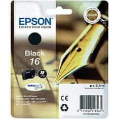 Epson Singlepack Black 16 DURABrite Ultra Ink C13T16214012