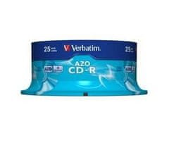 VERBATIM CD-R (25-Pack) Cake/Crystal/52x/700MB