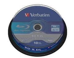 VERBATIM BD-R DL(10-pack) 50GB/6x/spindle