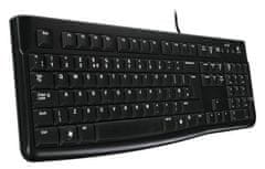 Logitech K120/Drôtová USB/SK-SK layout/Čierna