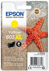 Epson singlepack, Yellow 603XL