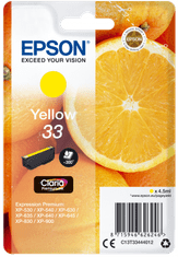 Epson Singlepack Yellow 33 Claria Premium Ink