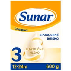 Sunar Complex 3 Mlieko batoľacie 600 g