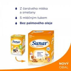 Sunar Complex 3 Mlieko batoľacie Vanilka 600 g