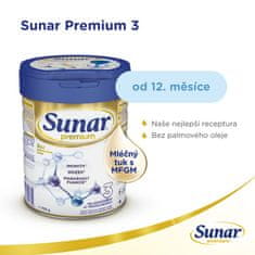 Sunar Premium 3 Mlieko batoľacie 700 g