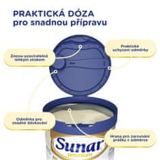 Sunar Premium 4 Mlieko dojčenské 700 g