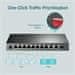 TP-LINK 10-Port Gigabit Desktop Switch with 8-Port PoE+PORT: 8× Gigabit PoE+ Ports, 2x Gigabit Non-PoE Ports, 1× Combo