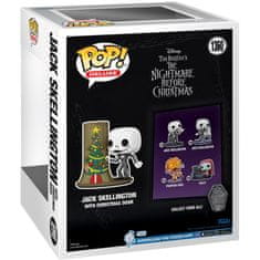 Funko POP Deluxe Disney figure Nightmare Before Christmas 30th Anniversary Jack Skellington With Christmas Door 