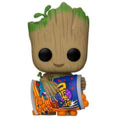 Funko POP figure Marvel I am Groot - Groot with Cheese Puffs 