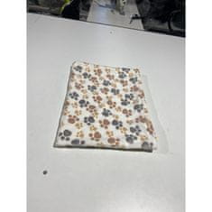 AIO FACTORY Fleecová deka 100x70 cm svetlé labky