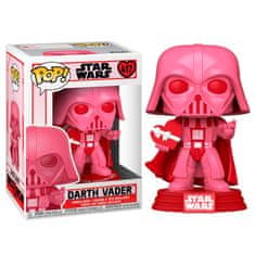 Funko POP figúrka Star Wars Valentines Vader so srdcom 