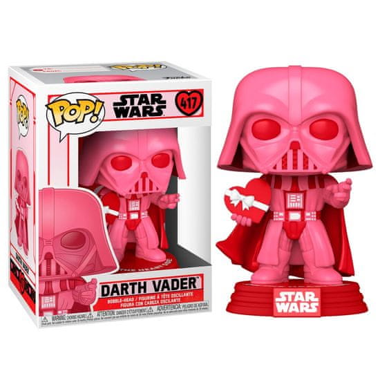 Funko POP figúrka Star Wars Valentines Vader so srdcom